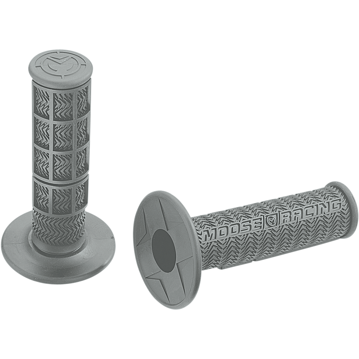 MOOSE OFFROAD Flange Style Stealth MX Grips - Gray B01MXG