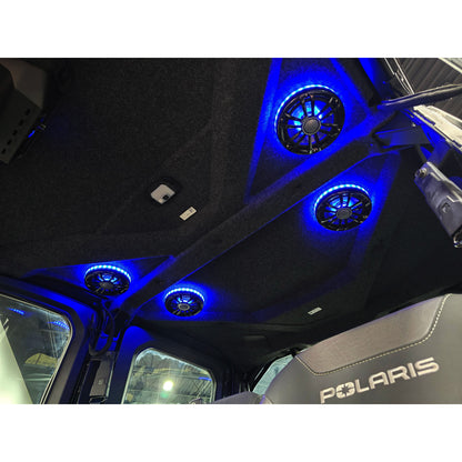 Polaris® Ranger 1500 Front Overhead Speaker Adapters (Pair) | UTVS-RNG-OSA-FRONT