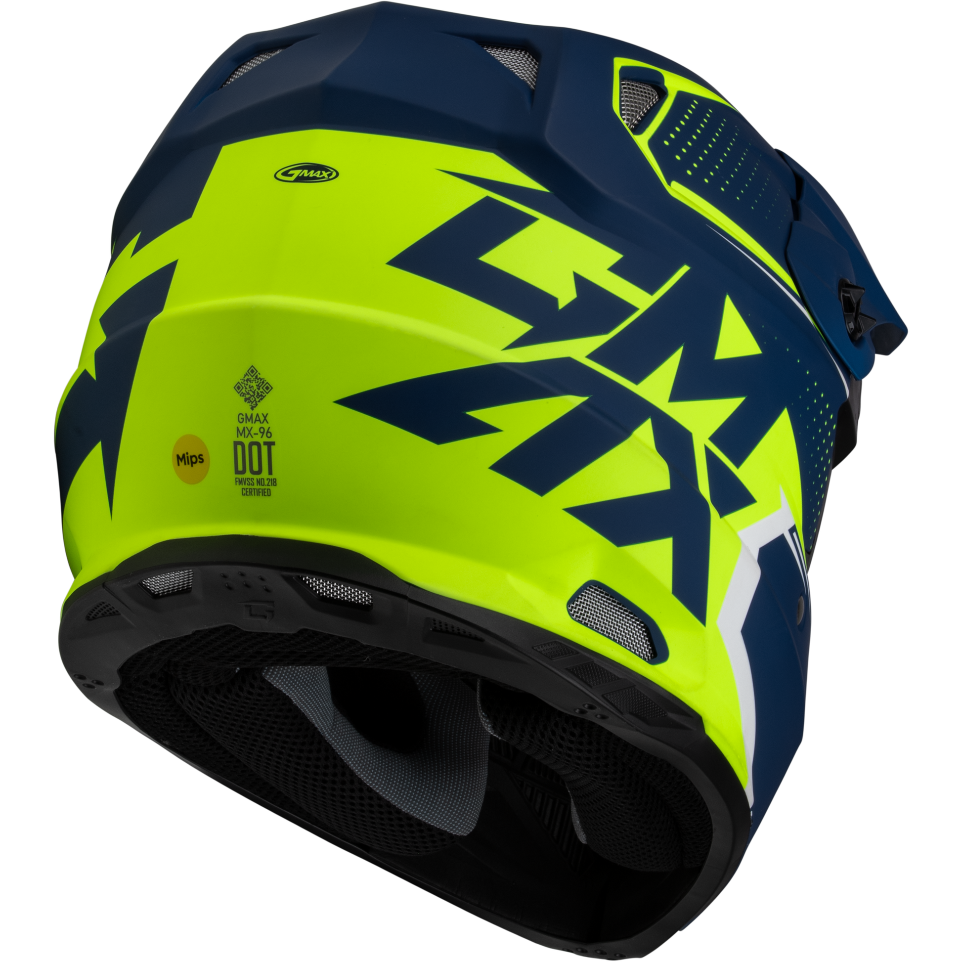 Mx 96 502 Helmet Matte Blue/Green  2x