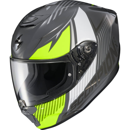 Exo R330 Full Face Helmet Hawker Hi Viz Sm