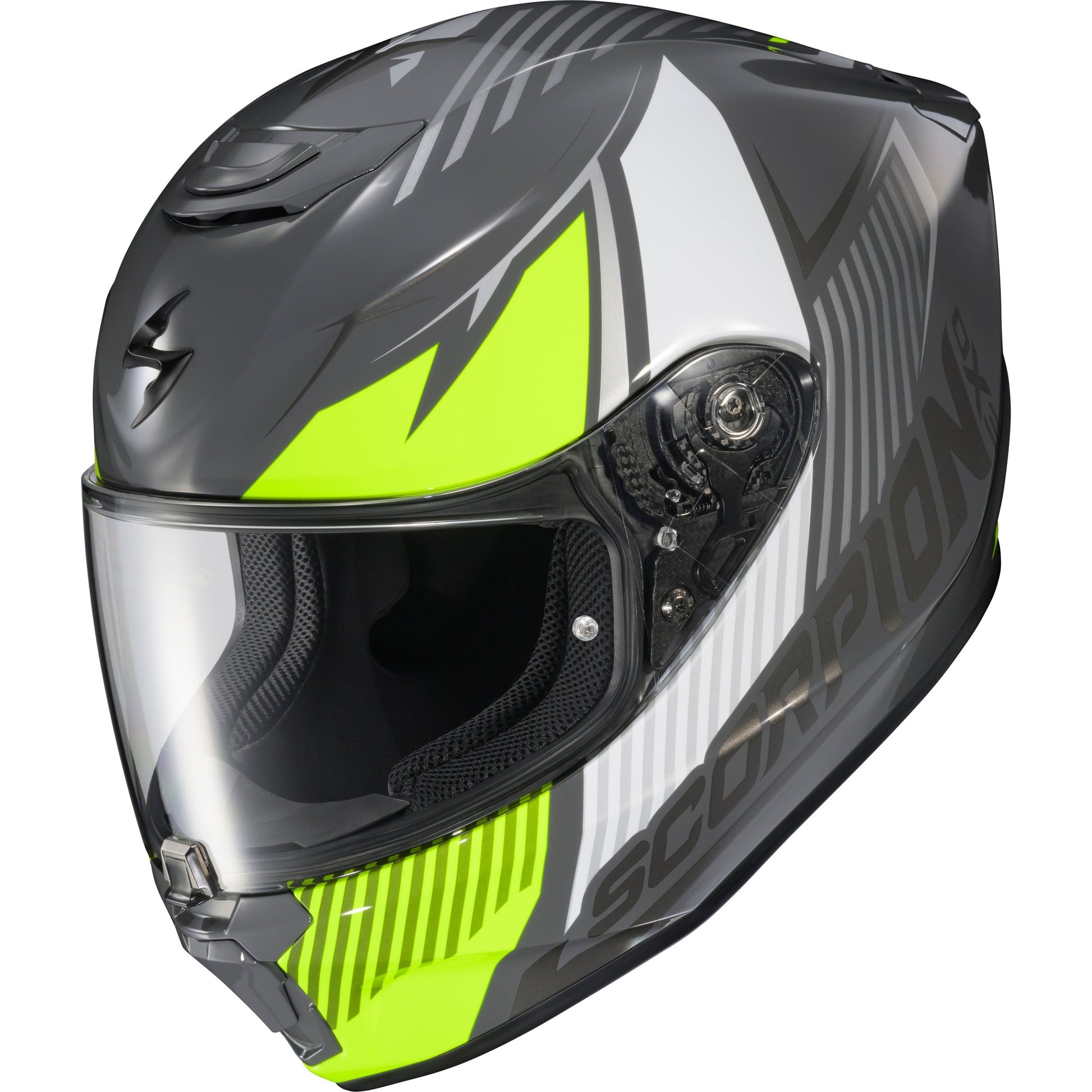 Exo R330 Full Face Helmet Hawker Hi Viz 2x