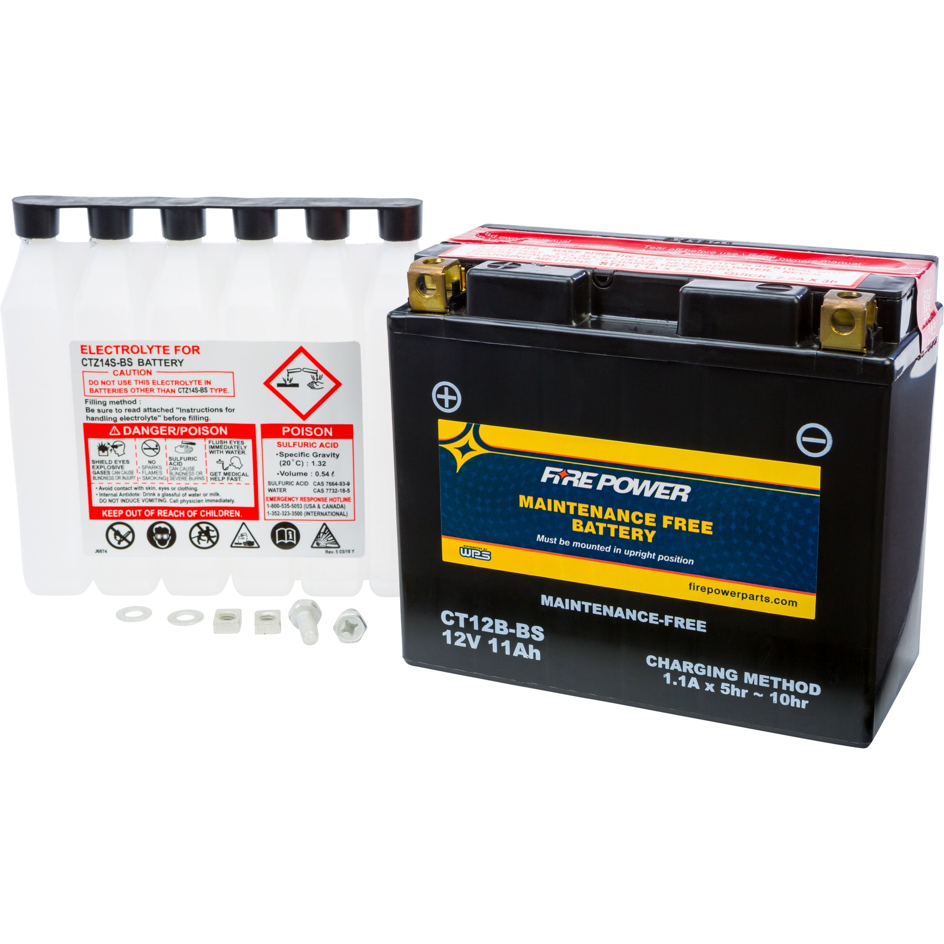 Battery Ct12b Bs Maintenance Free