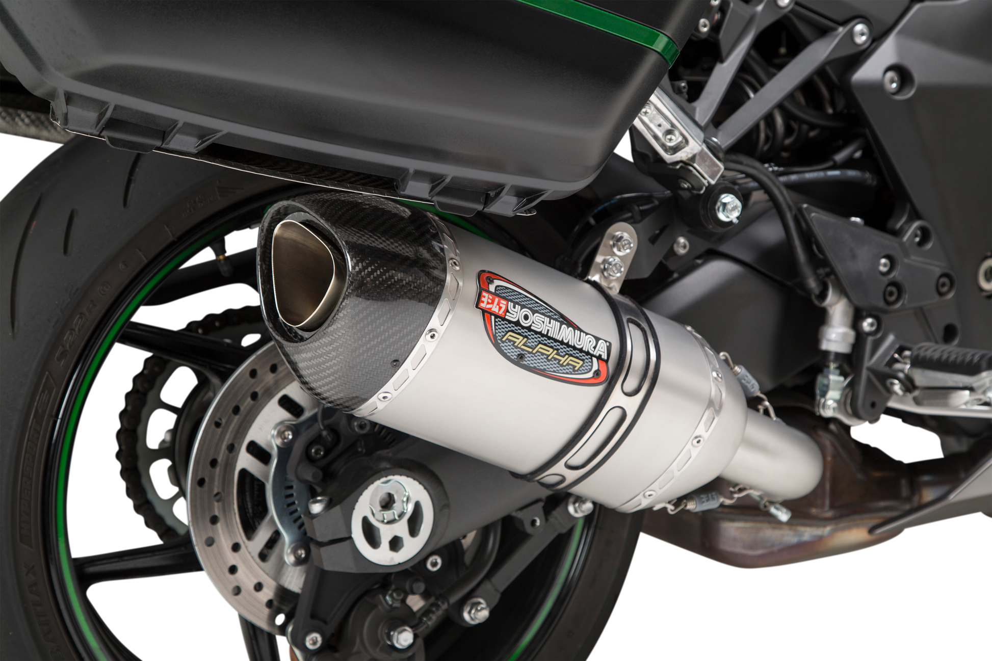 Exhaust Street Alpha Slip On Ss/Ss Kaw