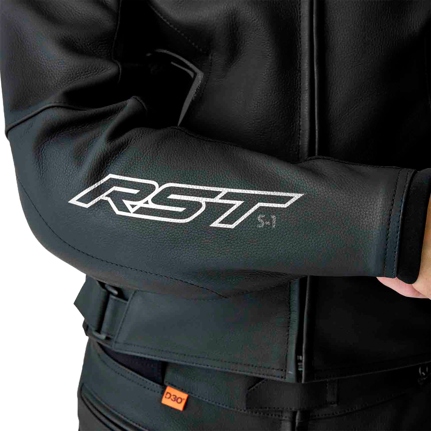 S1 D3o Leather Jacket Blk/Whi Sm