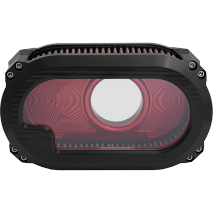 Nl Tc Air Cleaner W/Glass Black W/Red