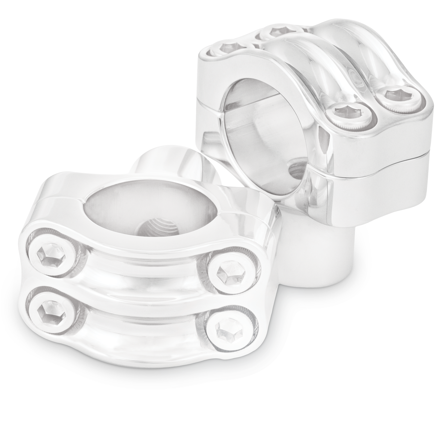 Reaper 1 1/2" Risers 1.25" Bar Set   Chrome