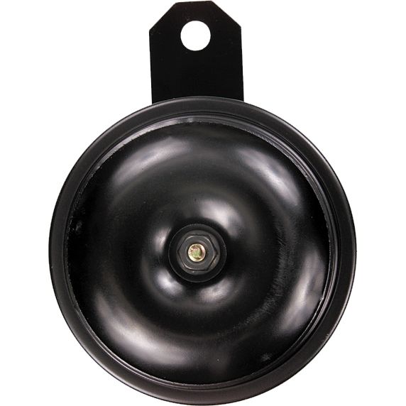 Universal 12 Volt Horn Black 4"