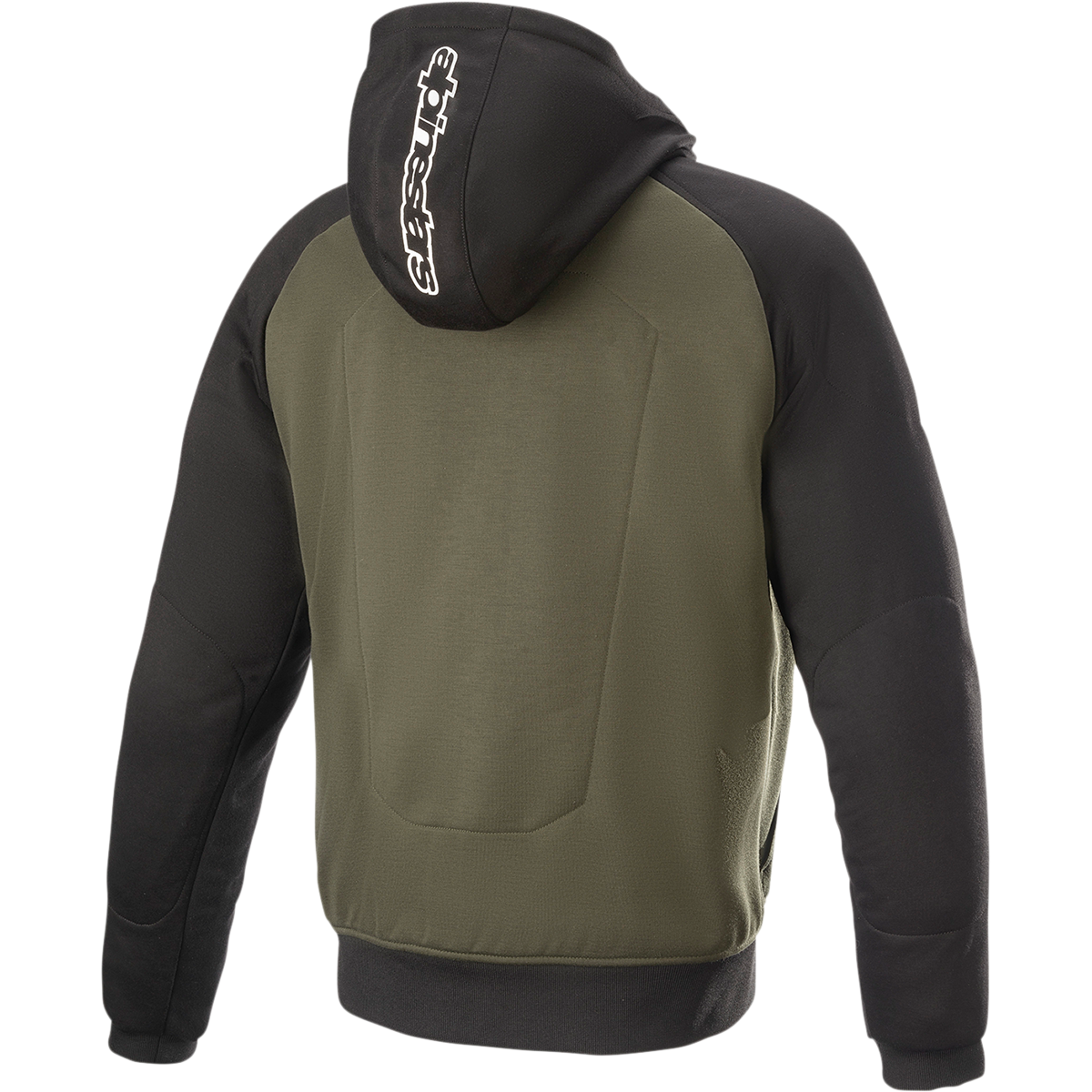 ALPINESTARS Chrome Hoodie - Black/Green - 4XL 4200918-1681-4X