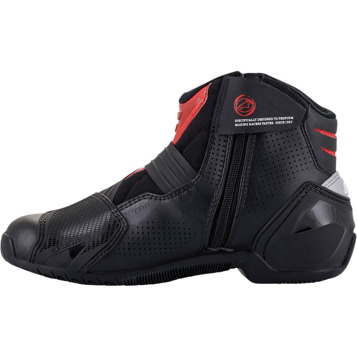 ALPINESTARS SMX1-R V2 Boots - Black/Red - US 5 / EU 38 2224021-13-38