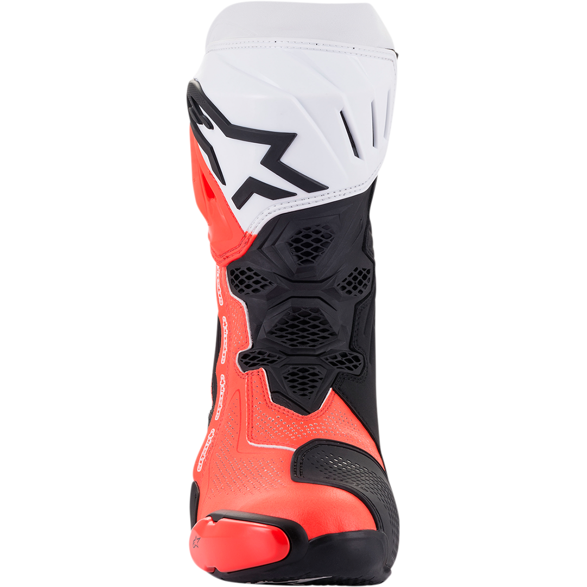 ALPINESTARS Supertech R Vented Boots - Black/Fluorescent Red/White - US 8 / EU 42 2220121-124-42