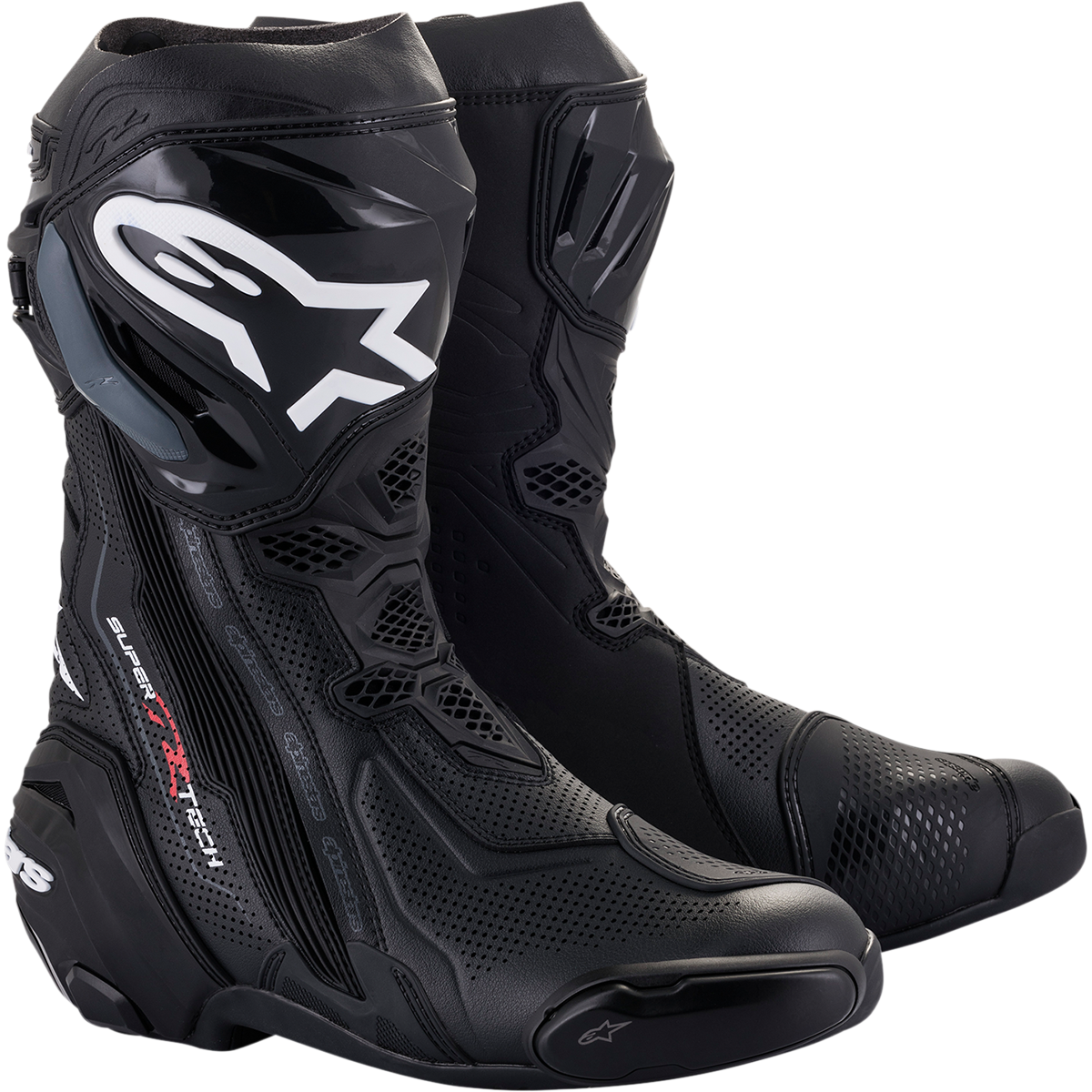 ALPINESTARS Supertech R Vented Boots - Black - US 7.5 / EU 41 2220121-10-41