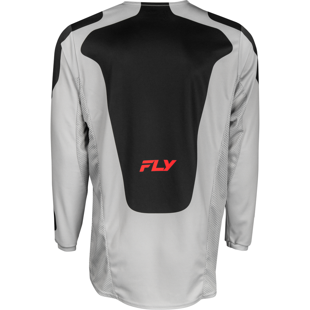 Kinetic Sym Jersey Light Grey/Red/Black Lg