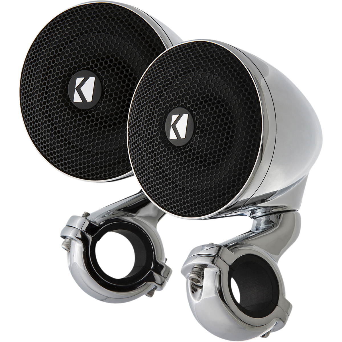 KICKER Mini Speakers - 2 ohm - Chrome 47PSM32