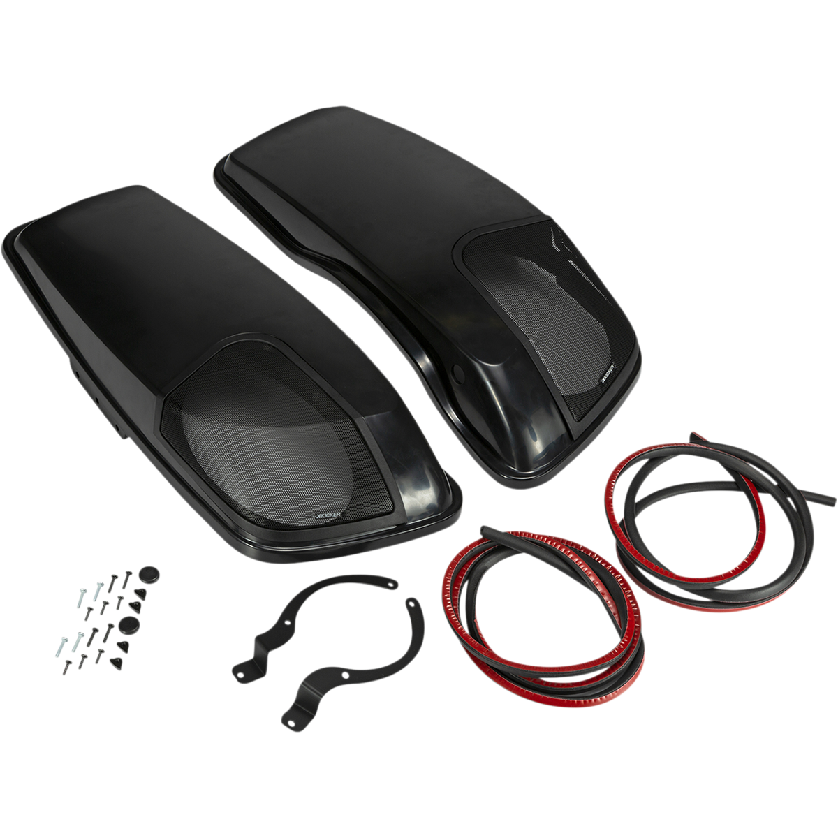 KICKER Speaker Lids - Vivid Black - Speakers Included 46HDBL69VB