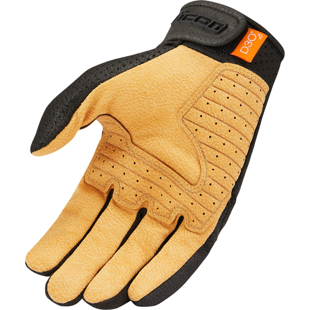ICON Airform* Gloves - Black/Tan - Small 3301-4141