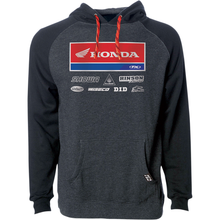 FACTORY EFFEX Honda 21 Racewear Hoodie - Charcoal/Black - Medium 24-88322