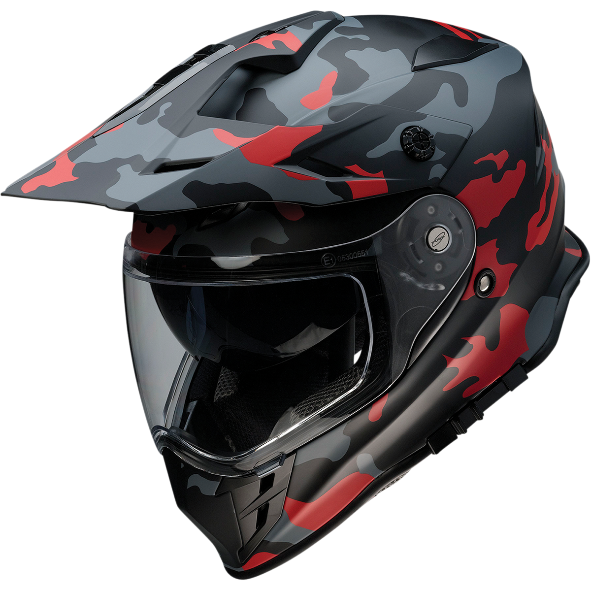 Z1R Range Helmet - Camo - Red - Small 0140-0094