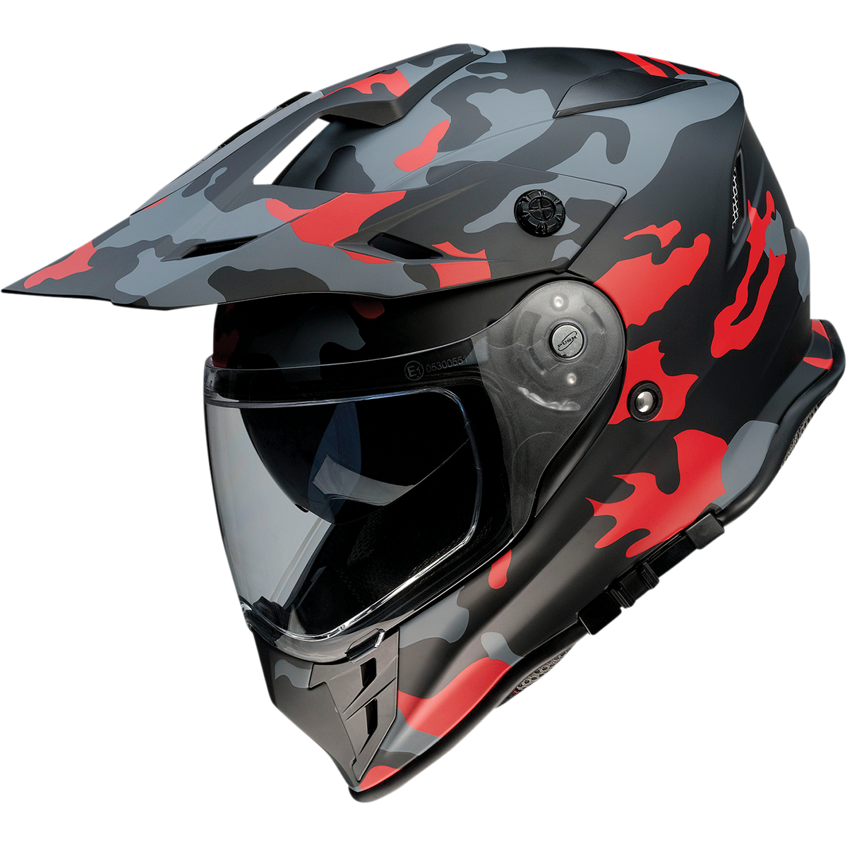 Z1R Range Helmet - Camo - Red - Medium 0140-0095