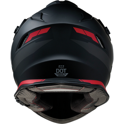 Z1R Range Helmet - Uptake - Black/Red - Large 0140-0016