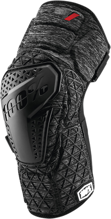 100% Surpass Knee Guards - Heather Gray/Black - XL 70009-00008