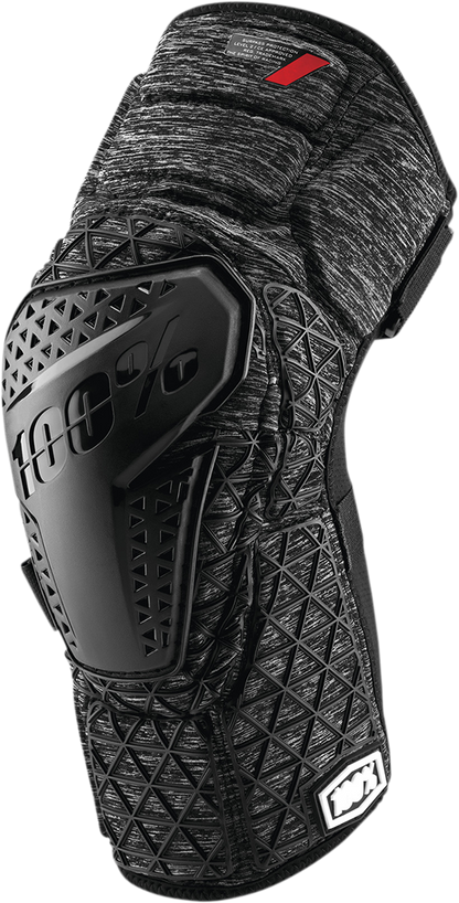 100% Surpass Knee Guards - Heather Gray/Black - Small 70009-00005