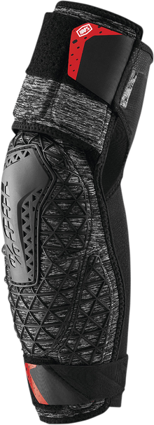 100% Surpass Elbow Guards - Heather Gray/Black - XL 70008-00008