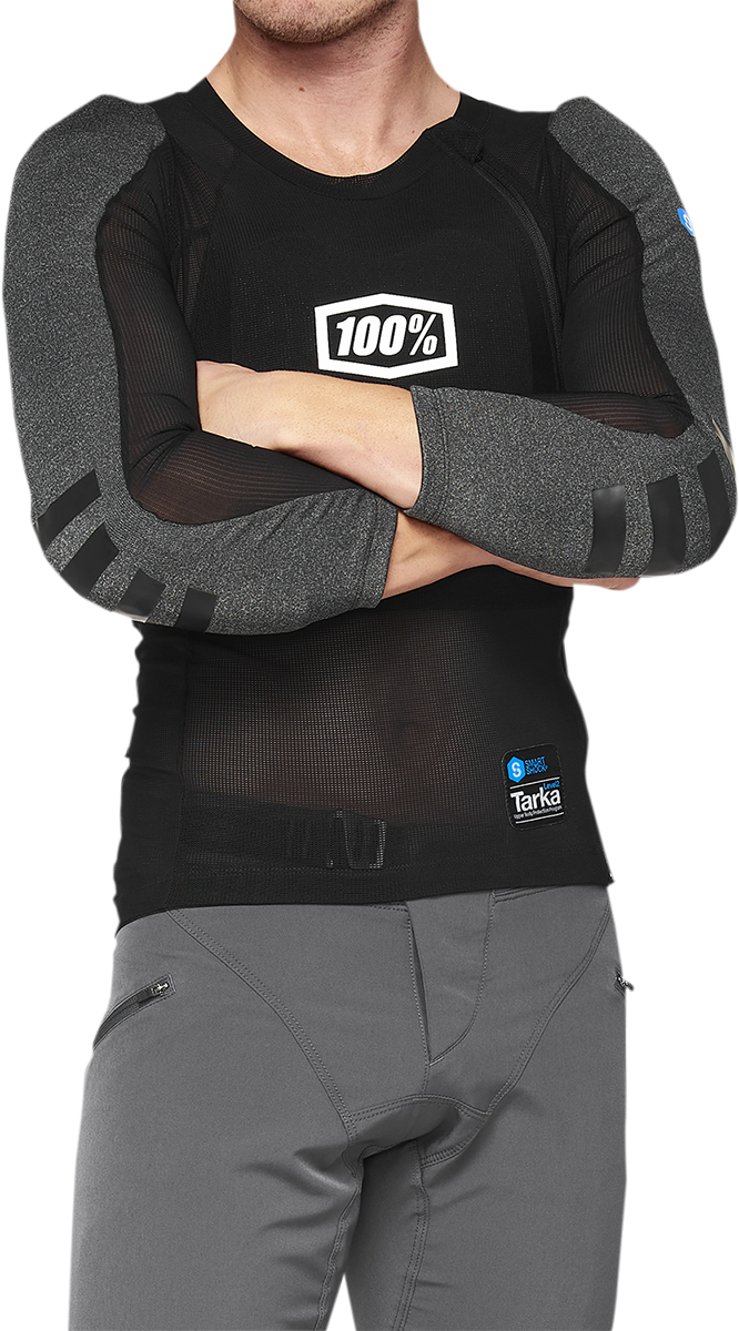 100% Tarka Body Armor - Long Sleeve - Black - 2XL 70010-00005