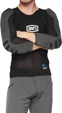 100% Tarka Body Armor - Long Sleeve - Black - 2XL 70010-00005