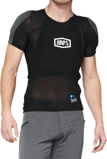 100% Tarka Body Armor - Short Sleeve - Black - Small 70011-00001