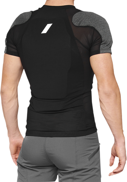 100% Tarka Body Armor - Short Sleeve - Black - Small 70011-00001