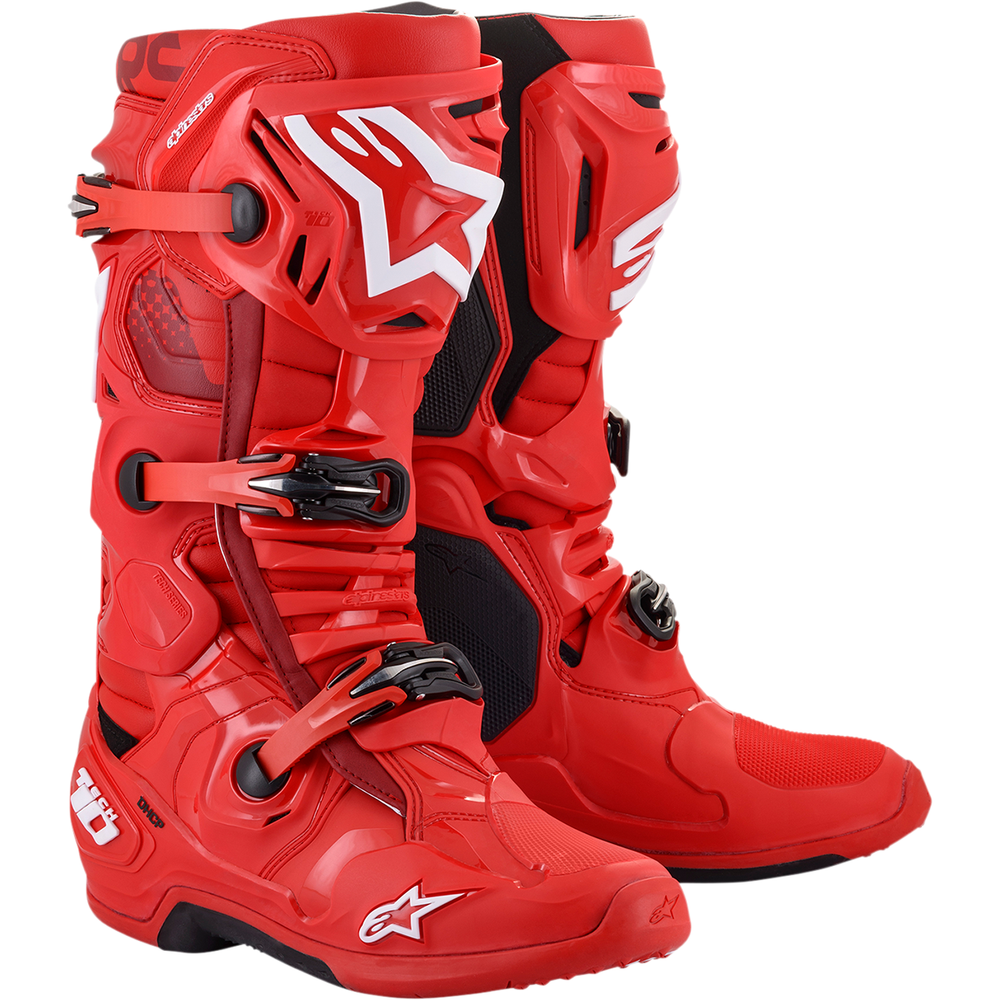 ALPINESTARS Tech 10 Boots - Red - US 8 / EU 42 2010020-30-8