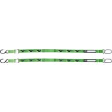FACTORY EFFEX Tie-Downs - Black/Green - Kawasaki 22-45182