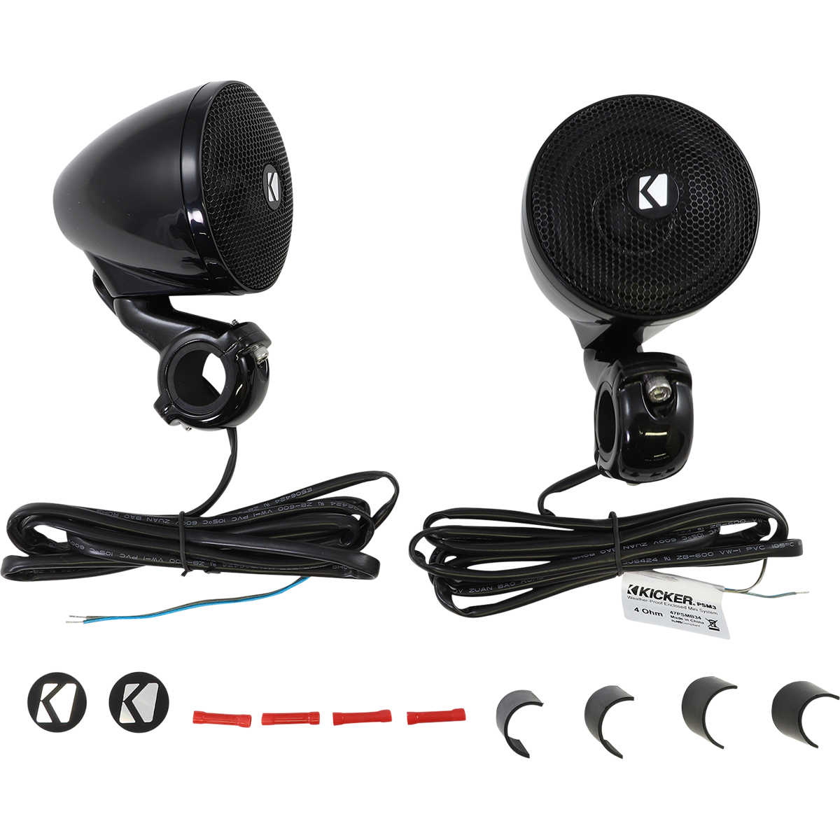 KICKER Mini Speakers - 4 ohm - Black 47PSMB34