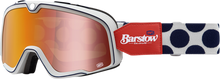 100% Barstow Goggle - Hayworth - Red Mirror Lens 50000-00004