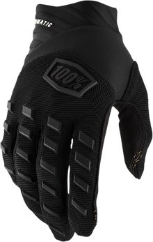 100% Airmatic Gloves - Black/Charcoal - Small 10000-00000
