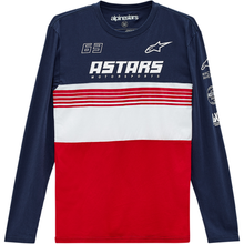 ALPINESTARS Turbo Long-Sleeve T-Shirt - Navy/Red - Medium 1213711117030M