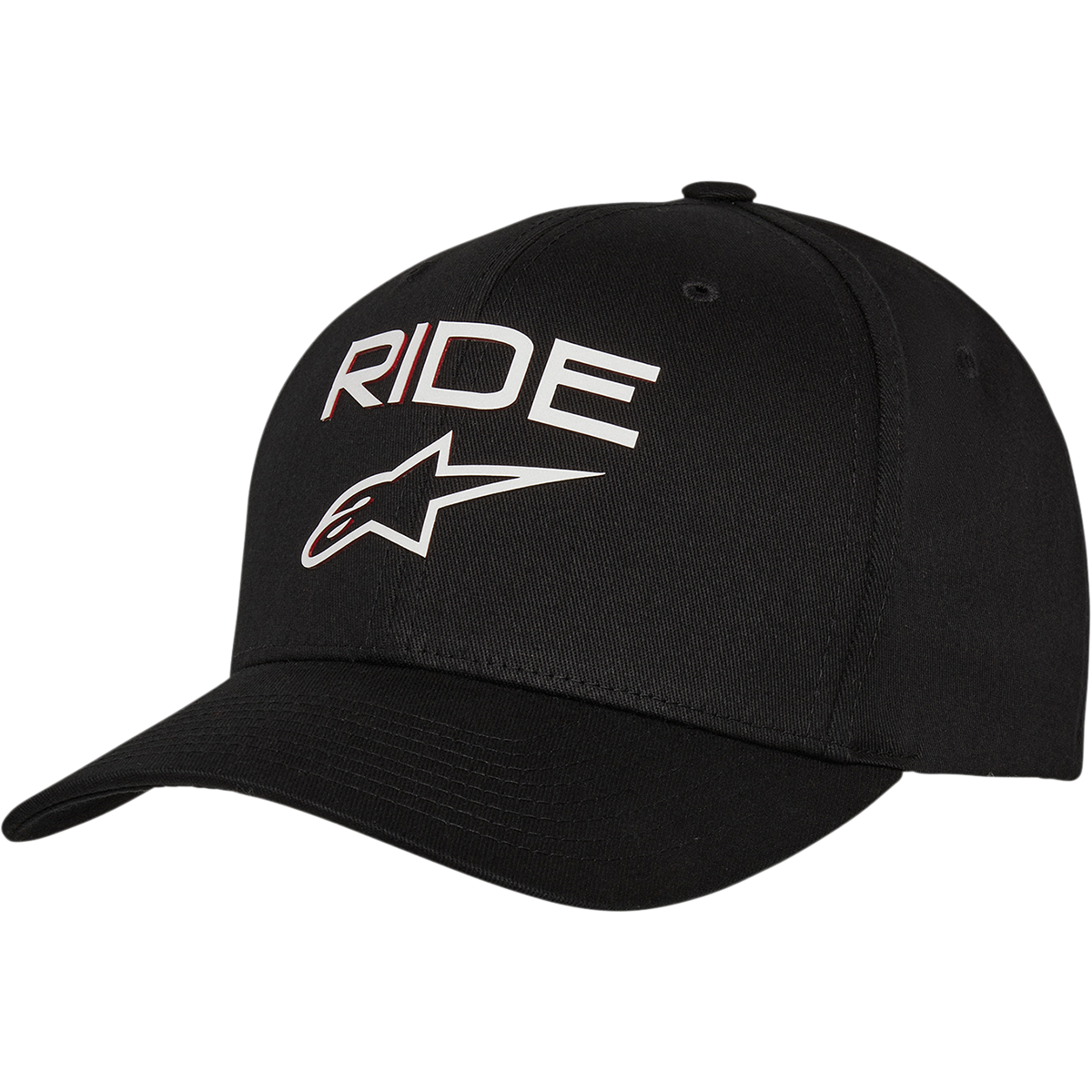 ALPINESTARS Ride Transfer Hat - Black/White - Large/XL 1211810101020LX
