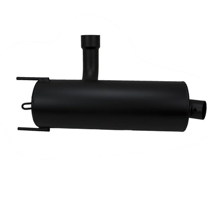 Polaris 1262011-489 Powder Black Silencer 8-2011 4 EFI RZR 800 200 1261675-489