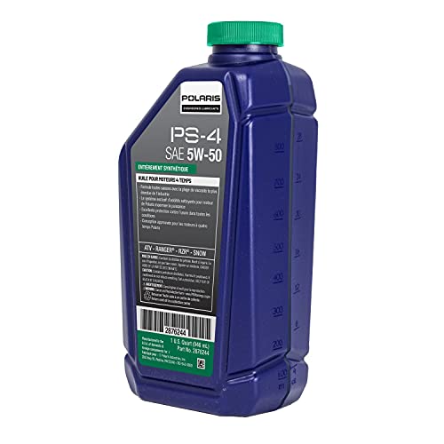 
                      
                        Polaris PS4 All-Season 4 Cycle 5W50 Full Synthetic Motor Oil, 1 Quart - 2876244
                      
                    