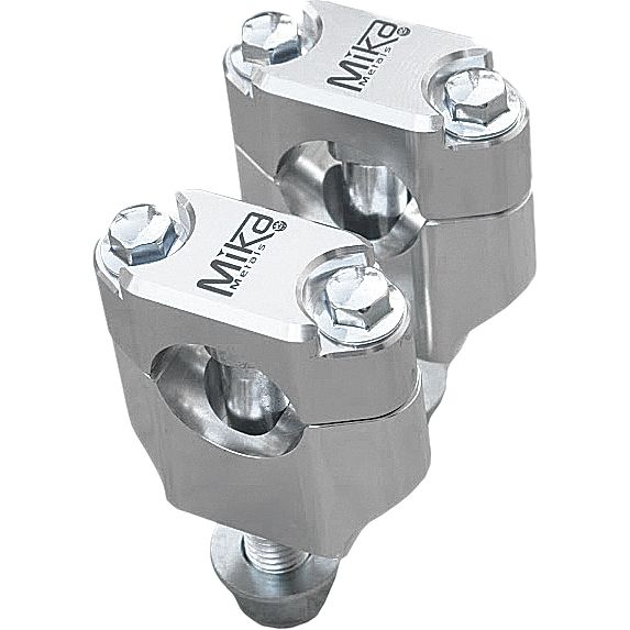 Bar Clamps Rubber Mounted 1 1/8" Sil