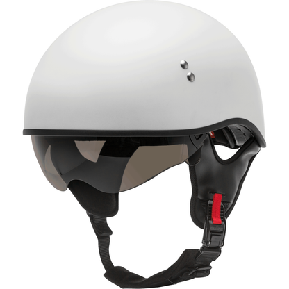 Hh 65 Half Helmet Naked Matte White Lg