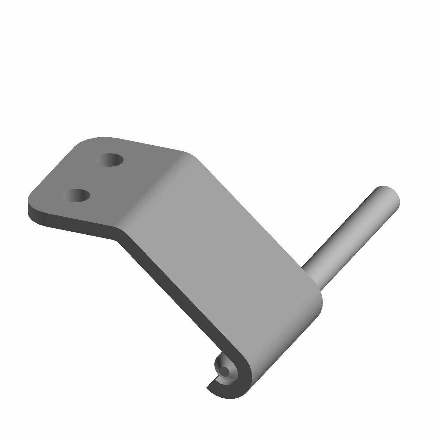 Polaris Ranger Hinge, Upper, Right Side, Matte Black, Genuine OEM Part 1018775-458, Qty 1