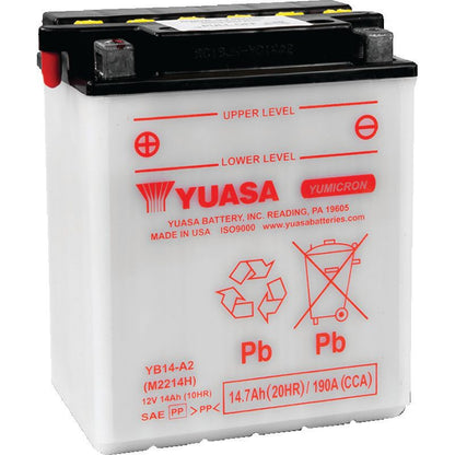 Yuasa YB14-A2 Yumicron CX 12-Volt Battery