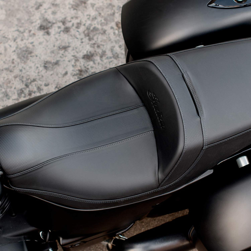 
                      
                        Indian Motorcycle Extended Reach Syndicate Seat, Black - 2883664-VBA
                      
                    