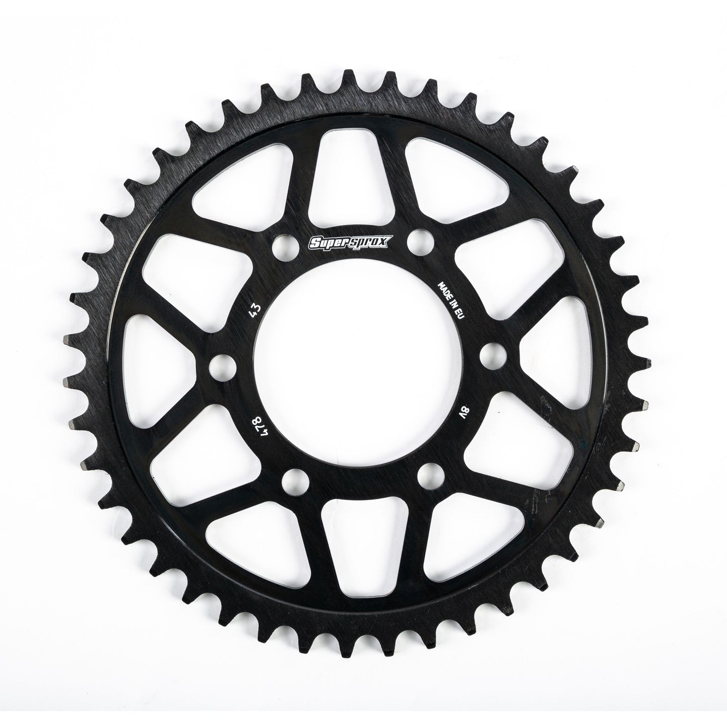 Rear Edge Sprocket Steel 43t 520 Blk Kaw/Pol