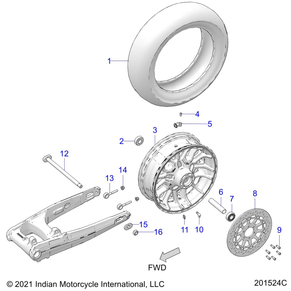 
                      
                        Indian Motorcycle FUJILOCK Nut, 18 mm x 1.5 mm, Genuine OEM Part 7547667, Qty 1
                      
                    
