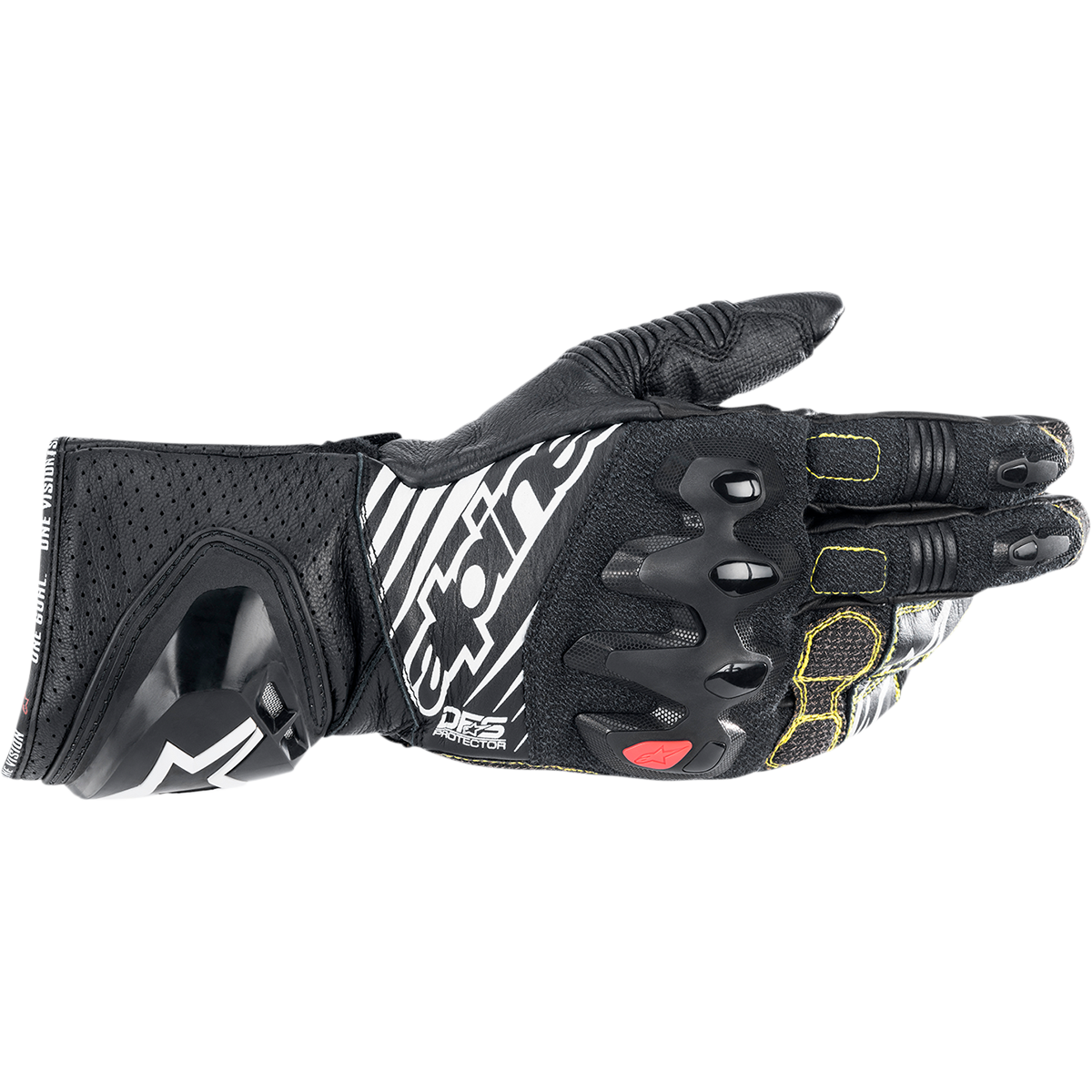 ALPINESTARS GP Tech v2 Gloves - Black/White - 2XL 3556622-12-2X
