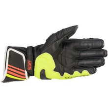 ALPINESTARS GP Plus R v2 Gloves - Metallic Gray/Black/Fluo Yellow/Fluo Red - Small 3556520-9135-S