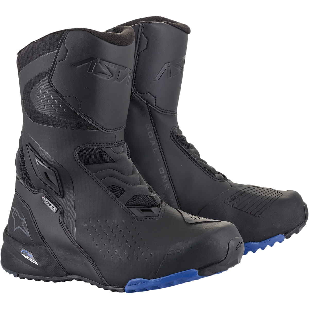 ALPINESTARS RT-8 Gore-Tex? Boots - Black/Blue - US 9 / EU 43 2335422-17-43