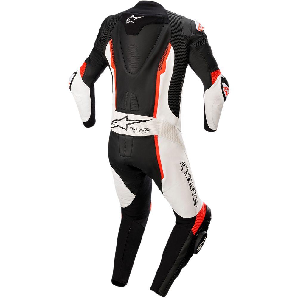 ALPINESTARS Missile v2 - 1-Piece Leather Suit - Black/White/Red Fluo - US 38 / EU 48 3150122-1231-48